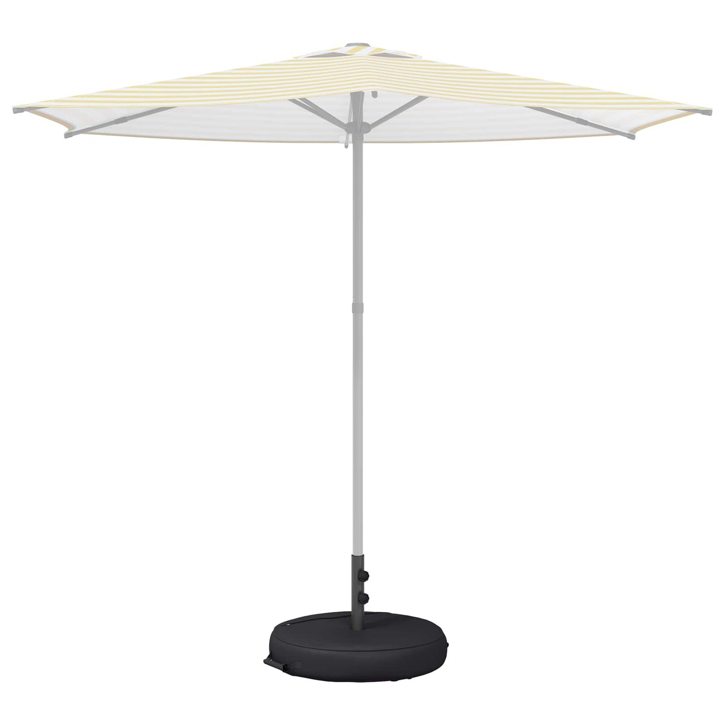 Patio Umbrella Base 60 x 60 cm Steel Black