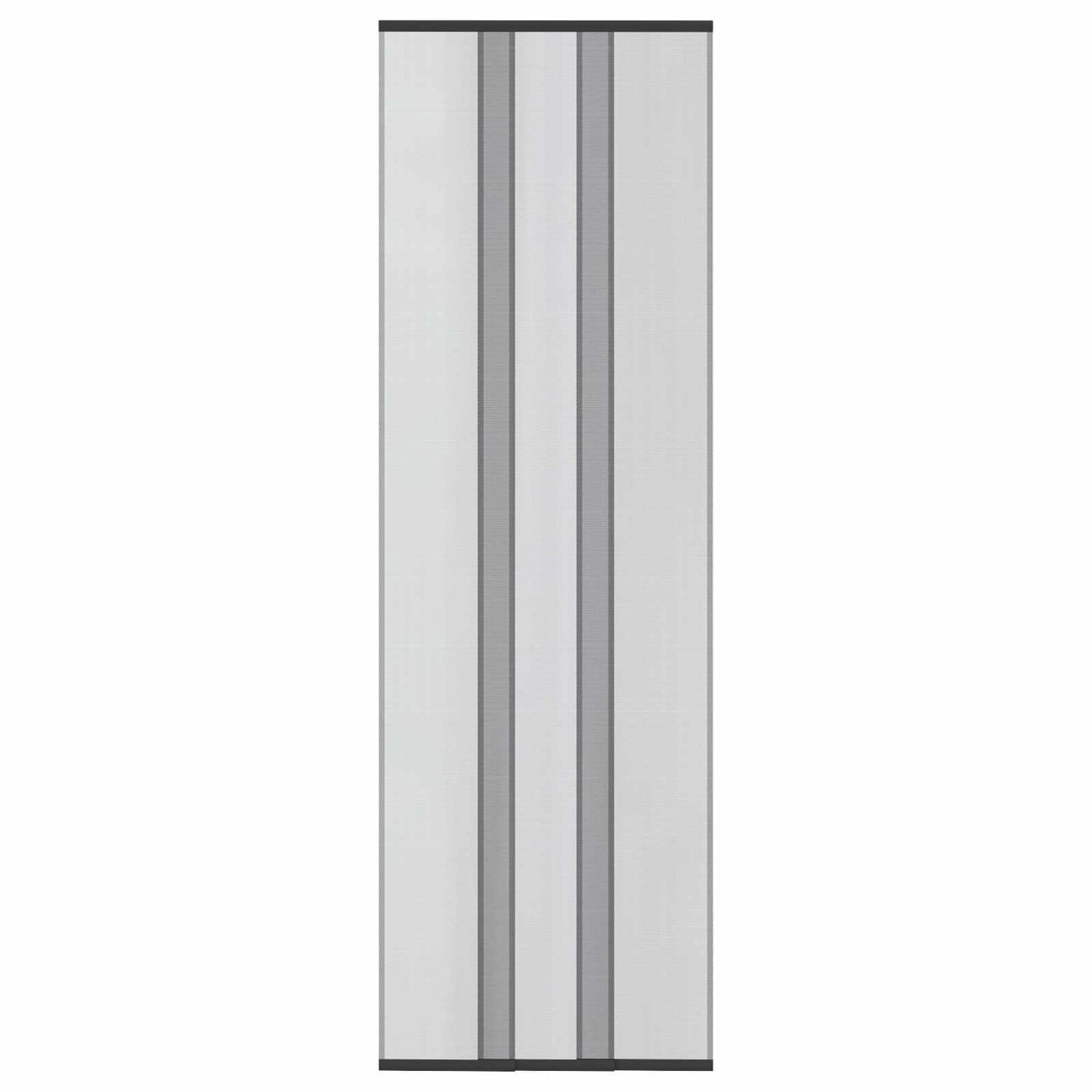 Insect Door Screen with Mesh Curtain Black polyester