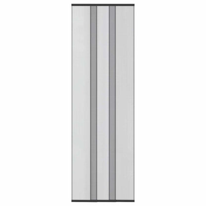 Insect Door Screen with Mesh Curtain Black polyester