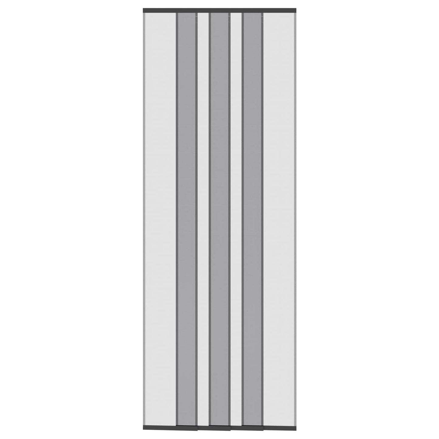 Insect Door Screen with Mesh Curtain Black polyester