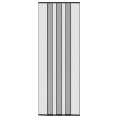 Insect Door Screen with Mesh Curtain Black polyester