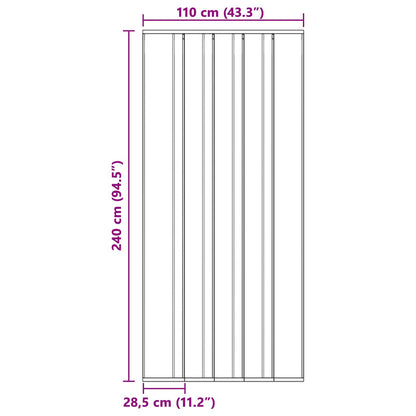 Insect Door Screen with Mesh Curtain Black polyester