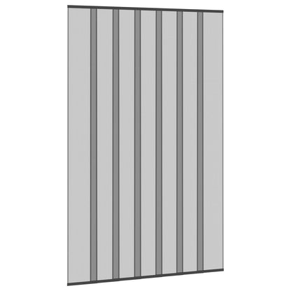 Insect Door Screen with Mesh Curtain Black 160 x 240 cm