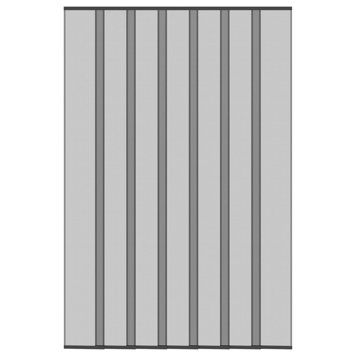 Insect Door Screen with Mesh Curtain Black 160 x 240 cm