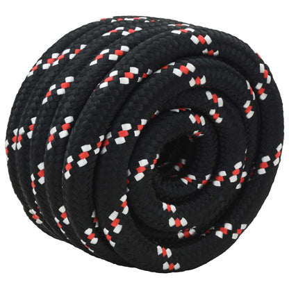 Boat Rope 10 m 3 Black and Red PP