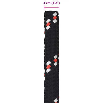 Boat Rope 50 m 3 Black and Red PP