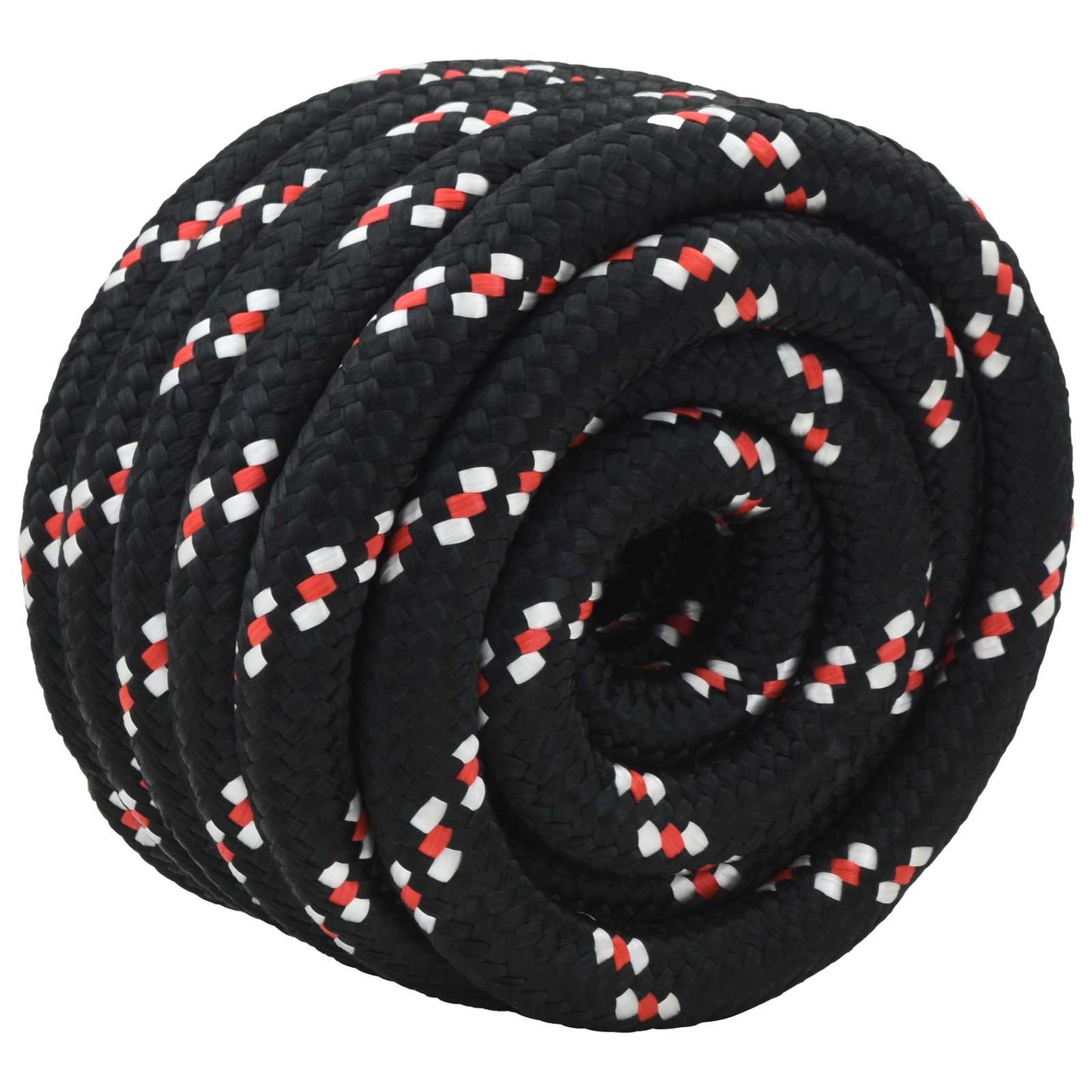 Boat Rope 25 m 4 Black and Red PP