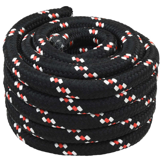 Boat Rope 5 mm 25 m Black and Red
