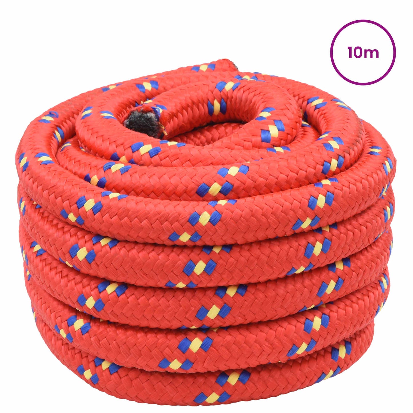 Boat Rope 10 m 3 Red PP