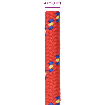 Boat Rope 10 m 4 Red PP
