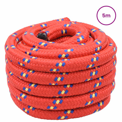 Boat Rope 5 m 5 Red PP