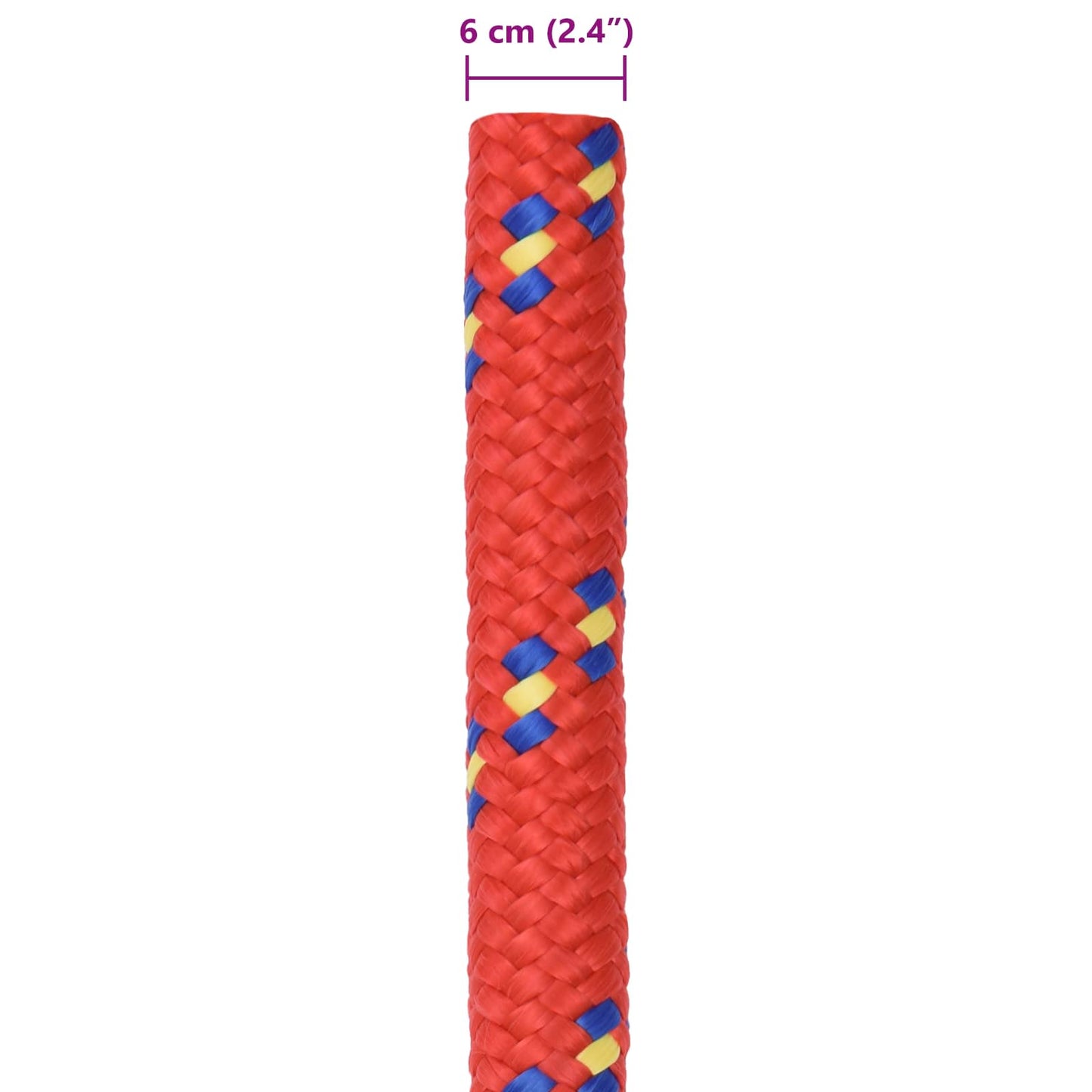 Boat Rope 10 m 6 Red PP