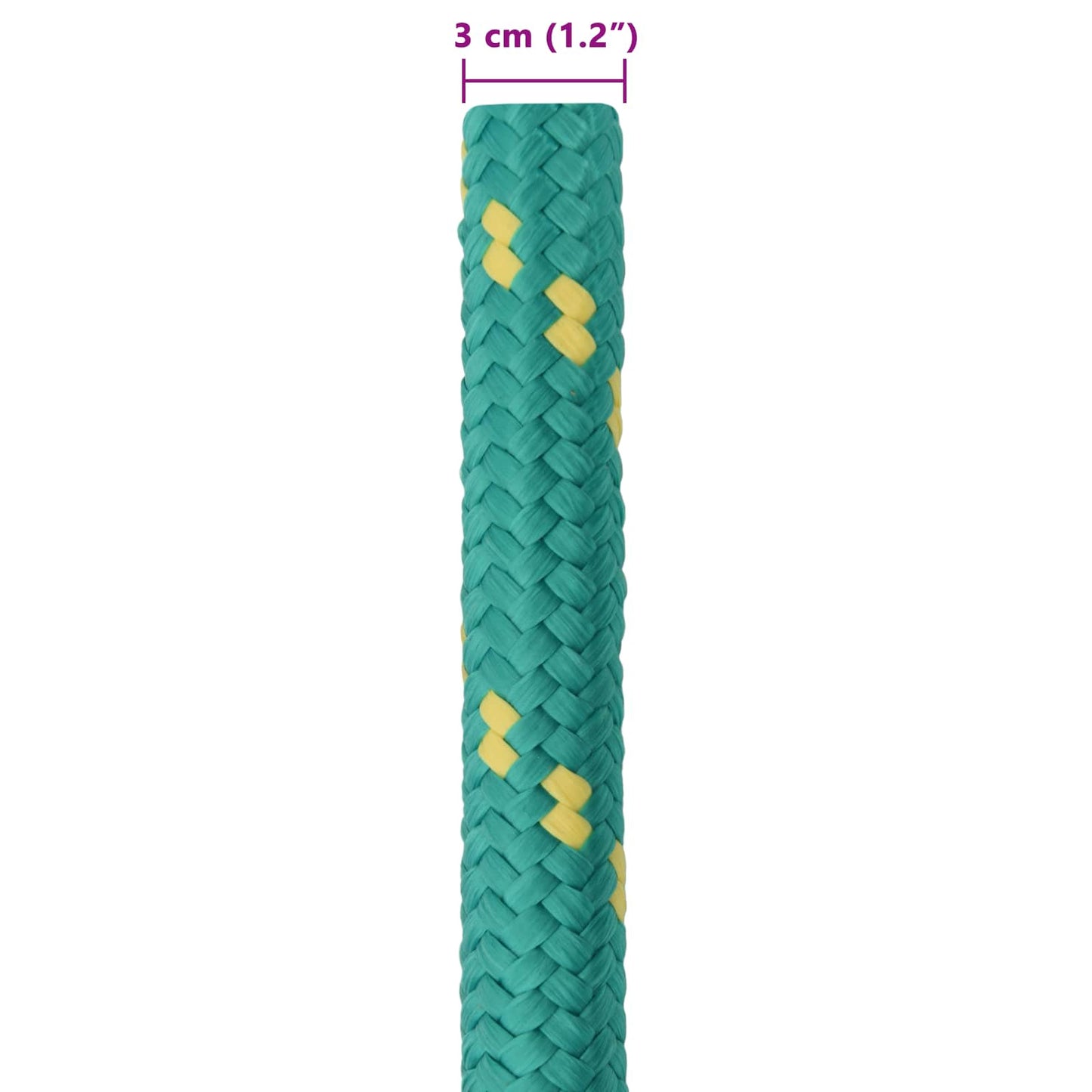 Boat Rope 10 m 3 Green PP