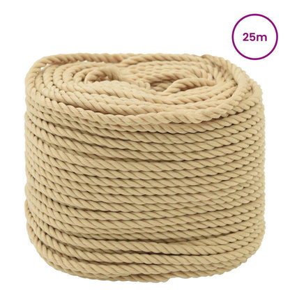 Boat Rope 25 m 0.6 Natural PP