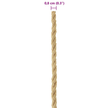 Boat Rope 25 m 0.8 Natural PP