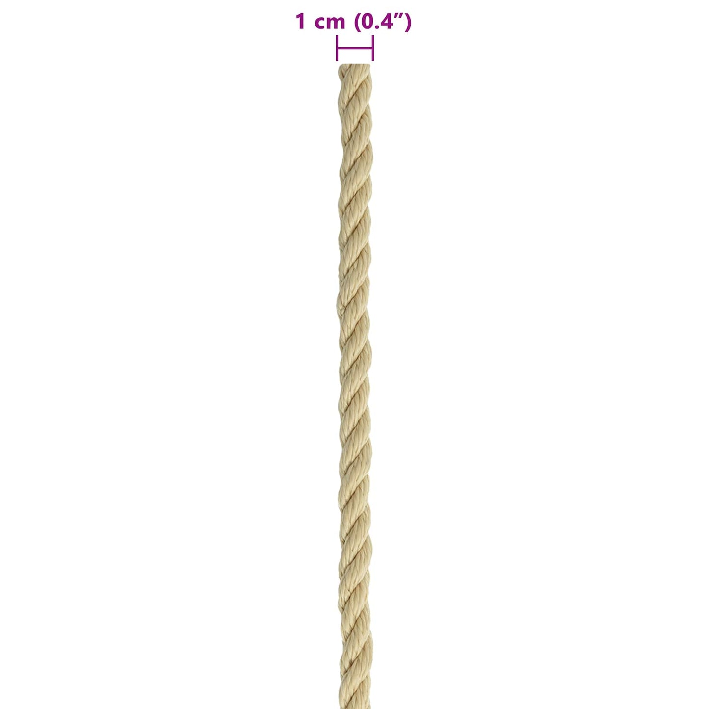 Boat Rope 50 m 1 Natural PP