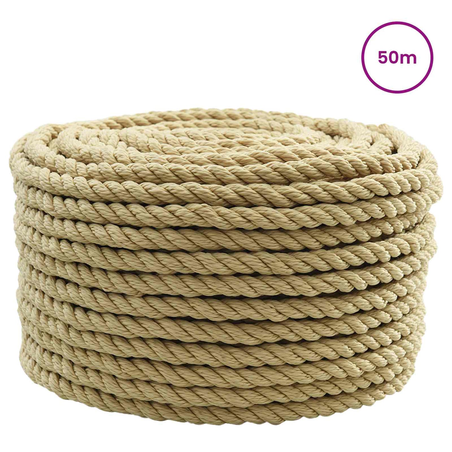 Boat Rope 50 m 1.4 Natural PP