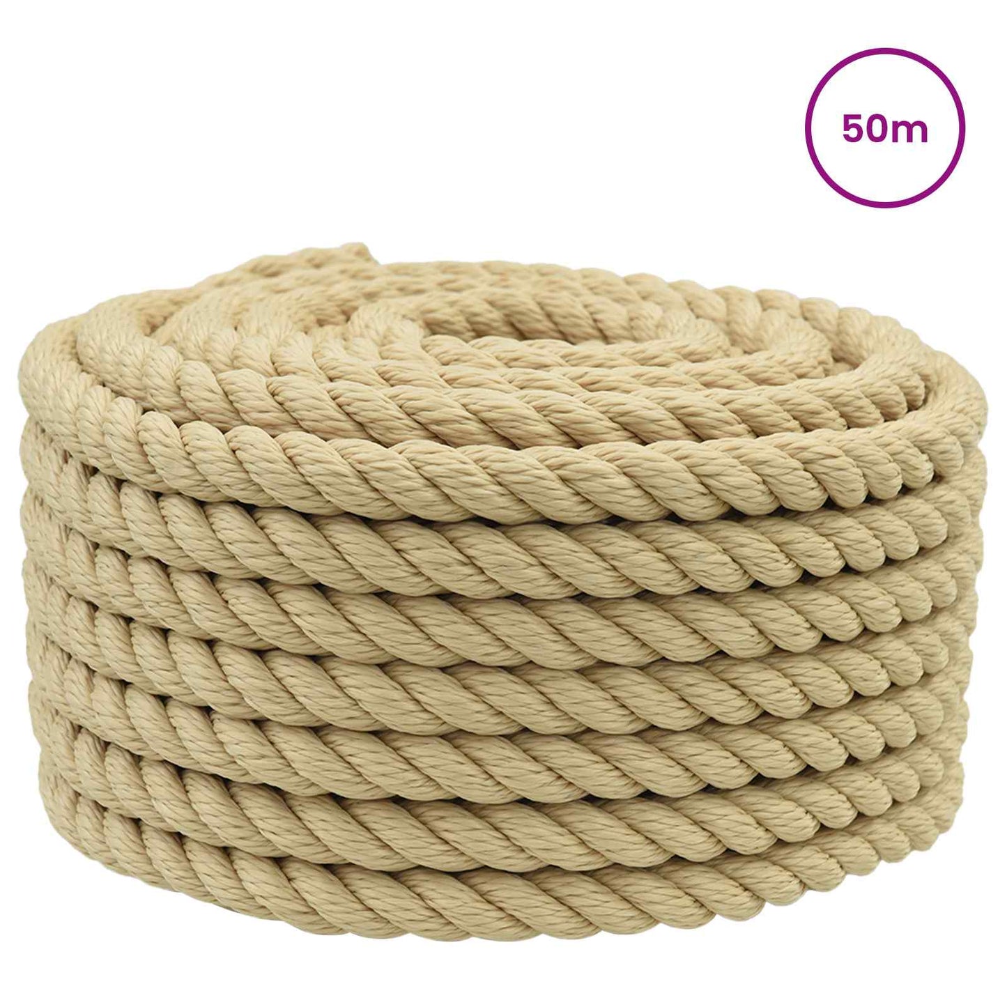 Boat Rope 50 m 1.8 Natural PP