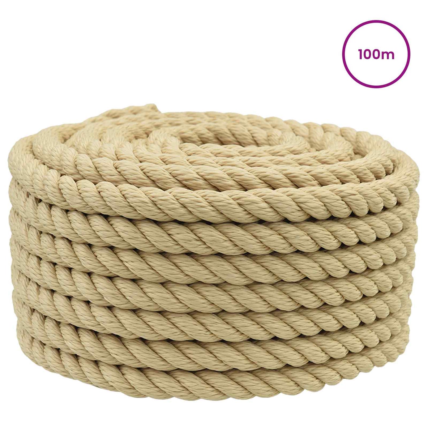 Boat Rope 100 m 2 Natural PP