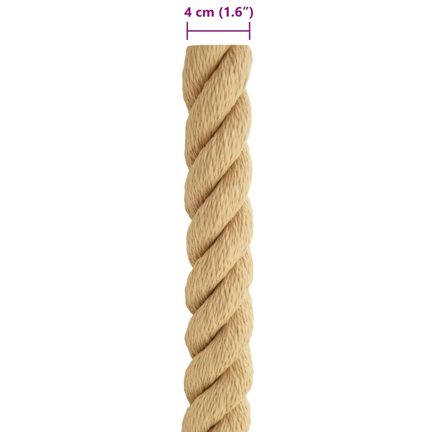 Boat Rope 5 m 4 Natural PP