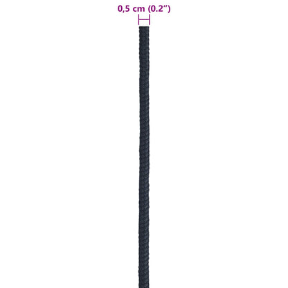 Boat Rope 0.5 mm 100 m Royal Blue Polyester