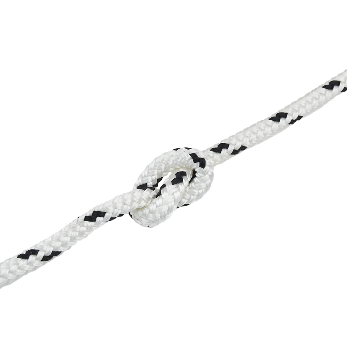 Boat Rope 12 m 1 White and Black Polyester