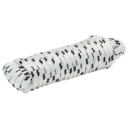 Boat Rope 9 m 1.4 White and Black Polyester