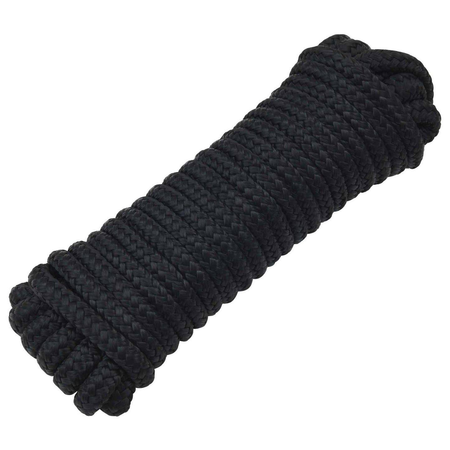Boat Rope 15 m 2 Black Polyester