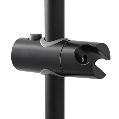 Shower Head Holder Black 71 cm Stainless Steel