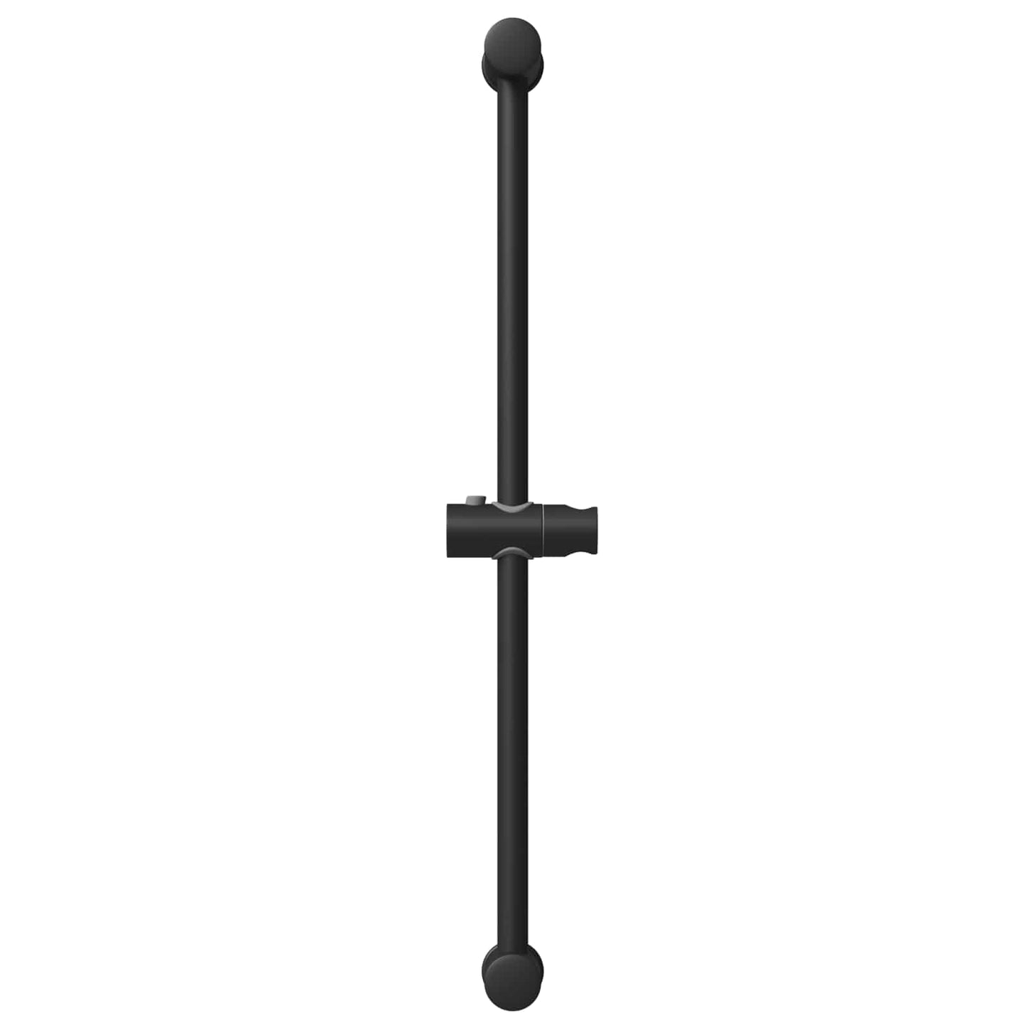 Shower Head Holder Black 71 cm Stainless Steel