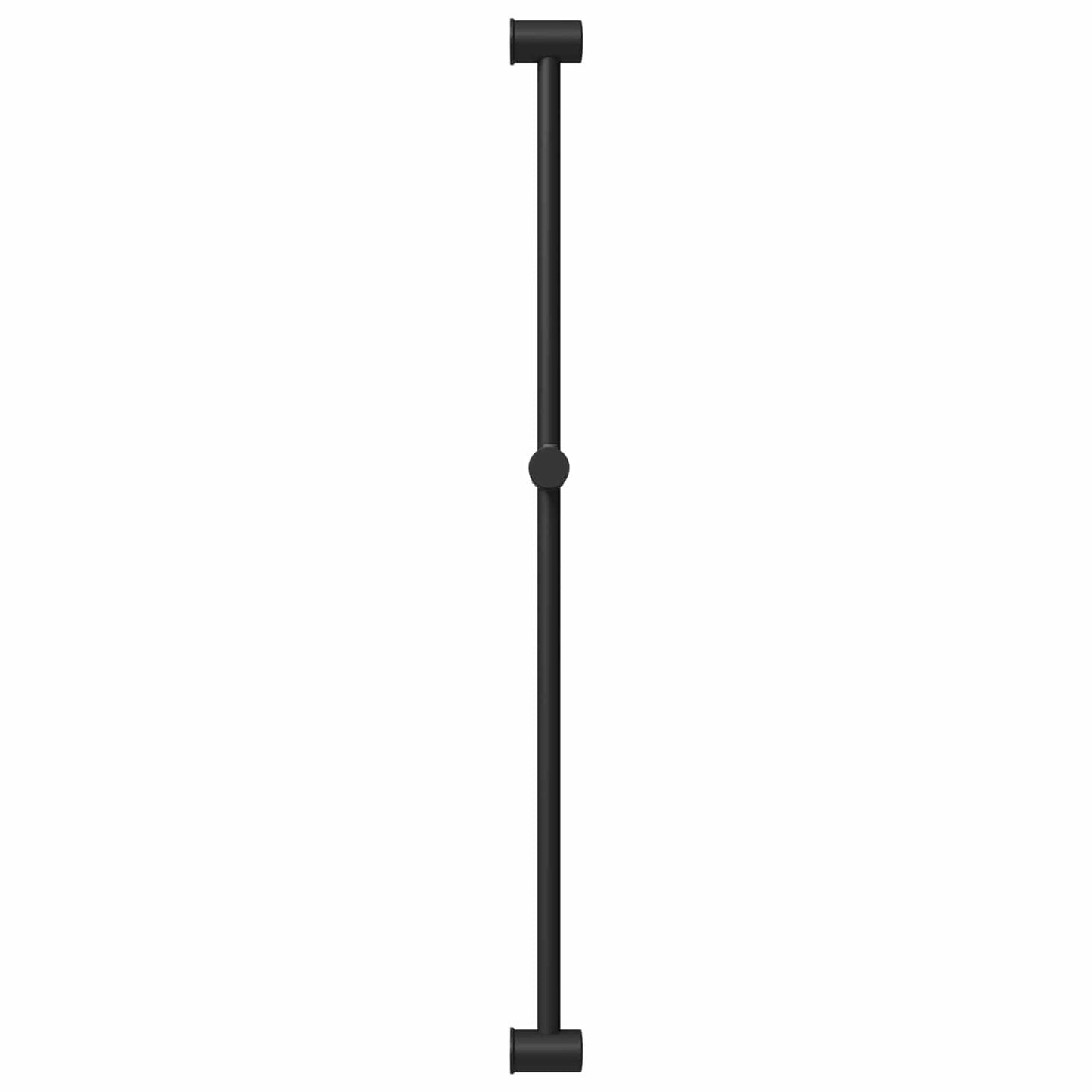 Shower Head Holder Black 101 cm Stainless Steel