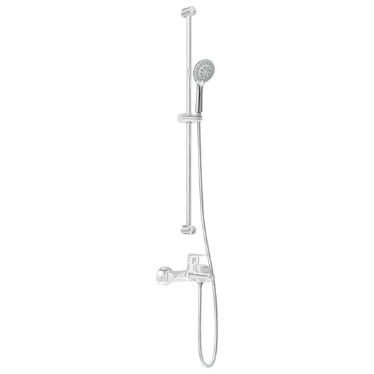 Shower Head Set Chrome 150 cm Stainless Steel