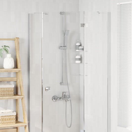 Shower Head Set Chrome 150 cm Stainless Steel