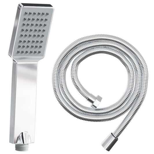 Shower Head Set Chrome 150 cm Stainless Steel