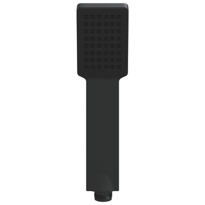 Shower Head Set Black 150 cm Stainless Steel