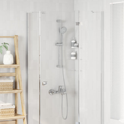 Shower System Set Chrome 70 cm Stainless Steel