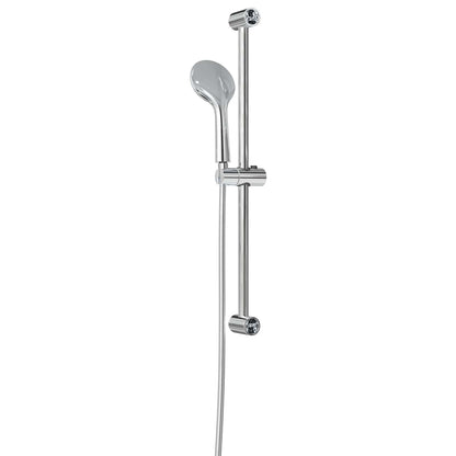 Shower System Set Chrome 70 cm Stainless Steel