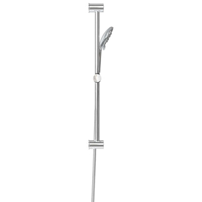 Shower System Set Chrome 70 cm Stainless Steel