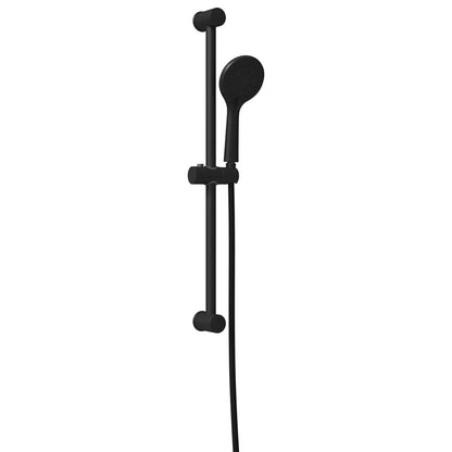 Shower System Set Black 70 cm Stainless Steel