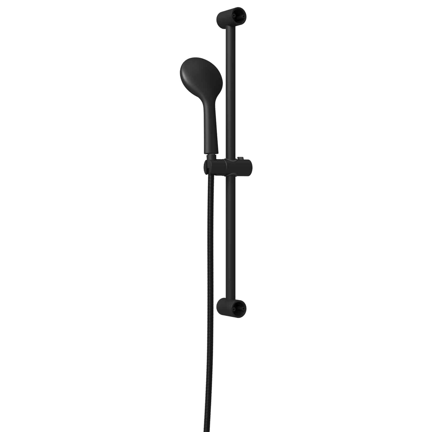 Shower System Set Black 70 cm Stainless Steel