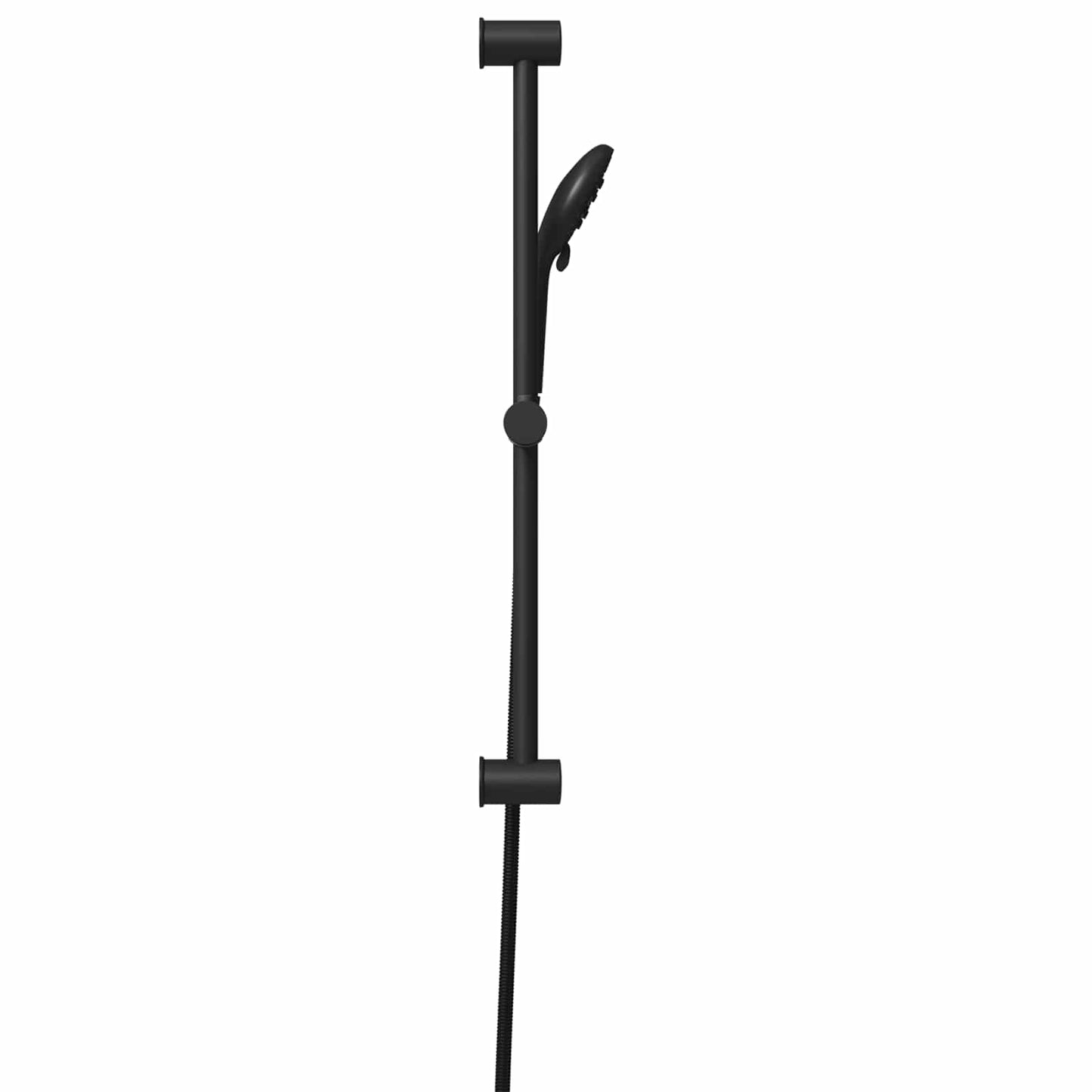 Shower System Set Black 70 cm Stainless Steel