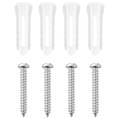 Shower System Set Chrome 70 cm Stainless Steel