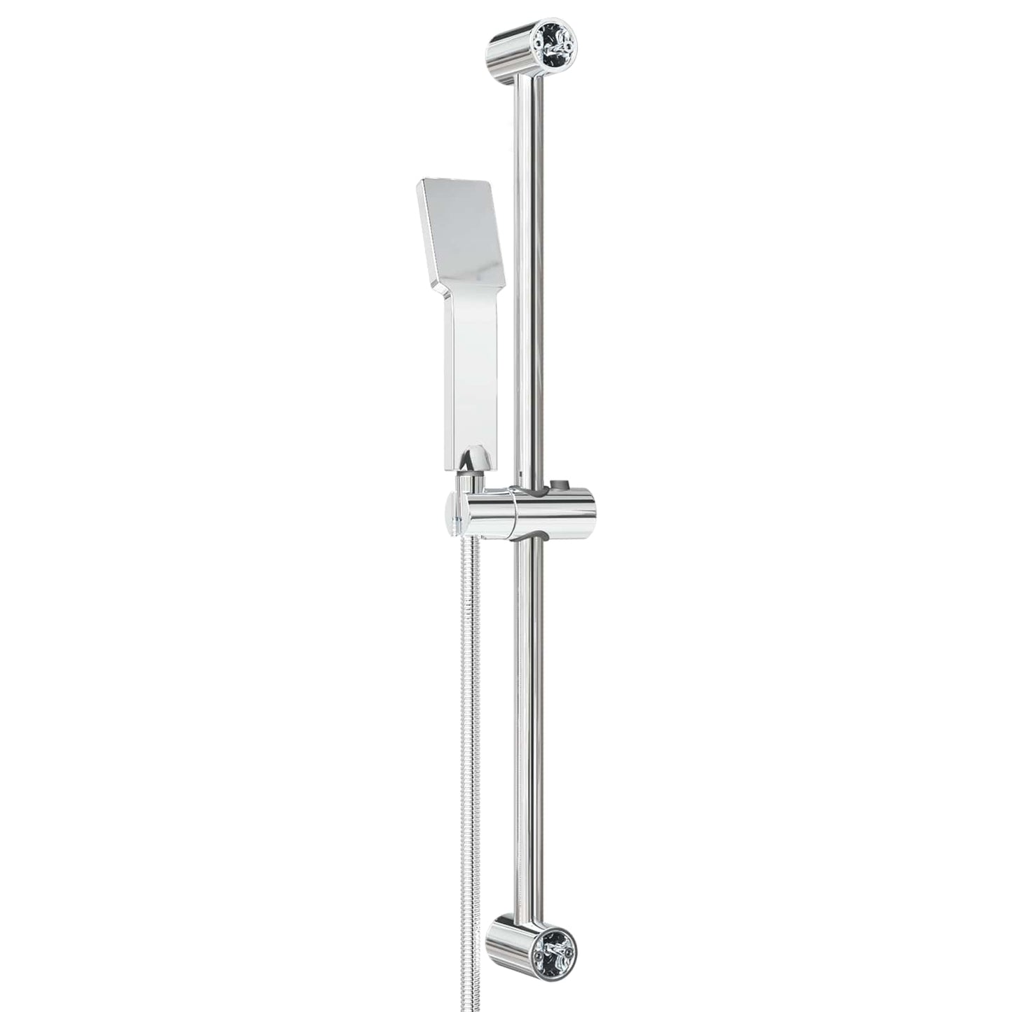 Shower System Set Chrome 70 cm Stainless Steel