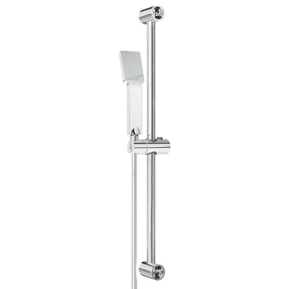 Shower System Set Chrome 70 cm Stainless Steel