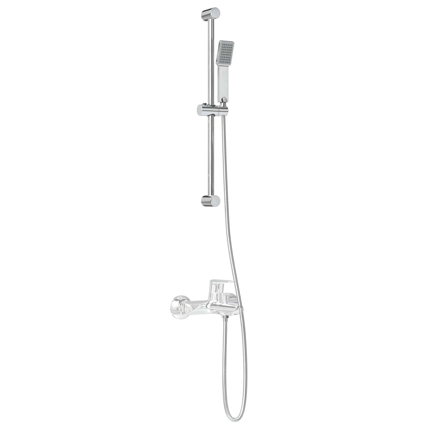 Shower System Set Chrome 70 cm Stainless Steel