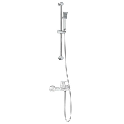 Shower System Set Chrome 70 cm Stainless Steel