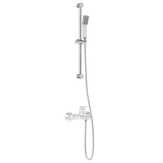 Shower System Set Chrome 70 cm Stainless Steel