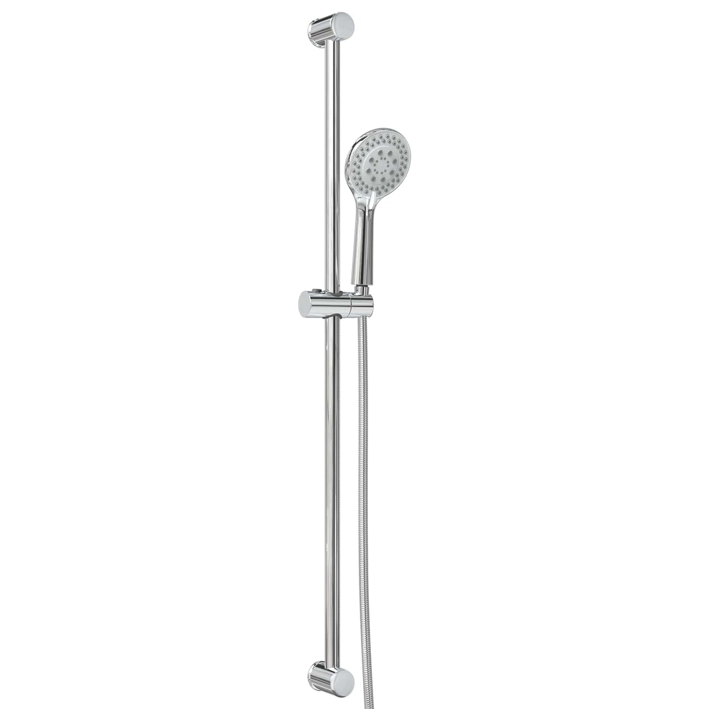 Shower System Set Chrome 100 cm Stainless Steel