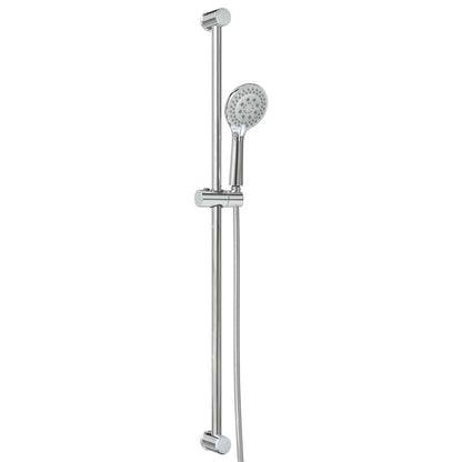 Shower System Set Chrome 100 cm Stainless Steel