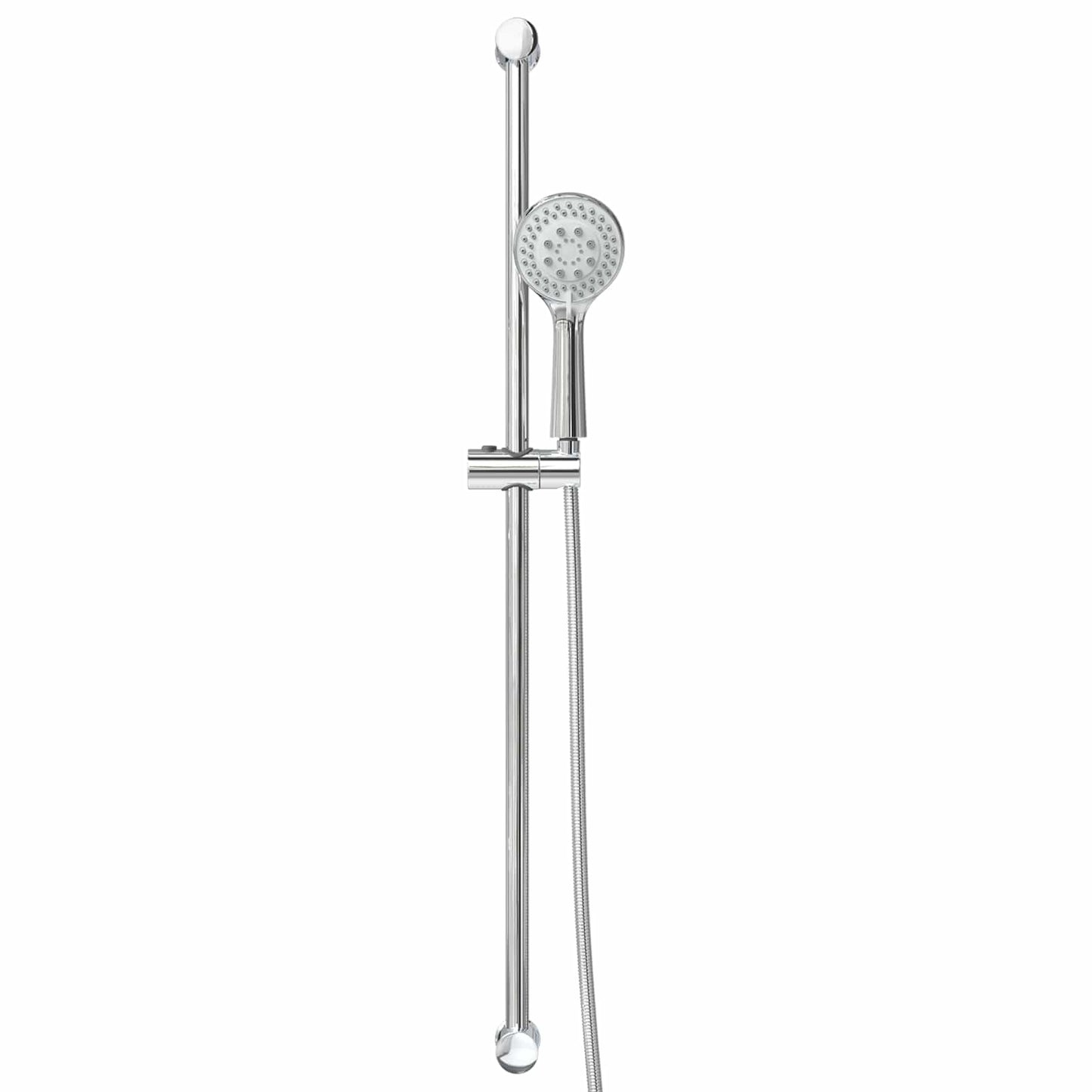 Shower System Set Chrome 100 cm Stainless Steel